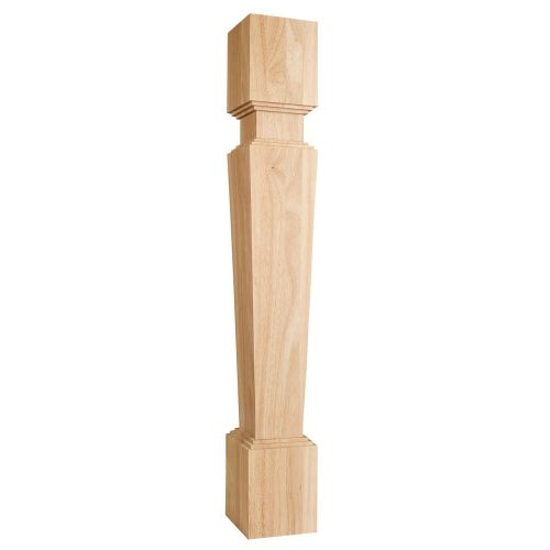 Stacked Modern Wood Post (Island Leg). 5&#034; x 5&#034; x 35-1/2&#034;- #P36