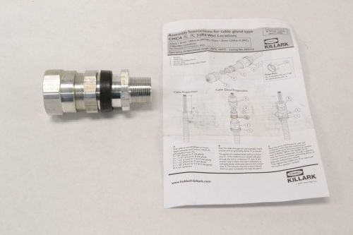 HUBBELL CMCAB075 KILLARK CABLE GLAND CONNECTOR 3/4IN NPT CONDUIT FITTING B269992