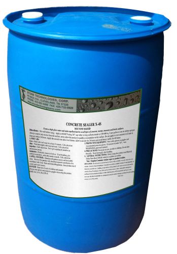 55 Gallons Gloss Concrete Sealer X-4S for stamped decorative or colored concrete