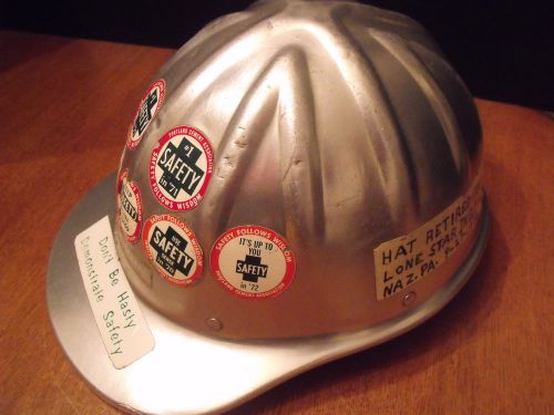 LONE STAR INDUSTRIES SAFETY HELMET HARD HAT &#034;DON&#039;T BE HASTY DEMONSTRATE SAFETY&#034;
