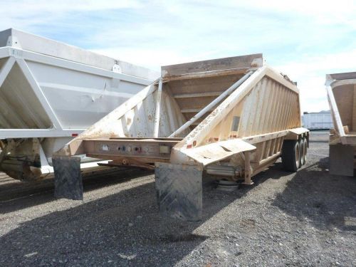 1994 cps 36ft tri-axle bottom dump trailer (stock #1636) for sale