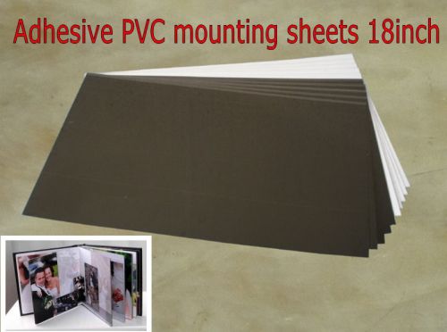 Photo book dual-side adhesive pvc mounting sheets for inner pages 0.5mm thick. for sale