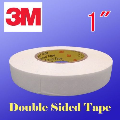 3M Heavy Duty Double Sided Banner Hem Tape 1&#034;x 165&#039; 55 Yards Brand Clear Bonding