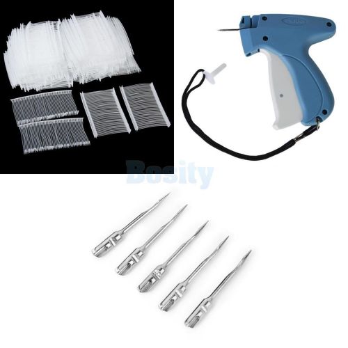 Regular clothing garment price label tagging tag gun + 6 needles + 5000 2&#034; barbs for sale