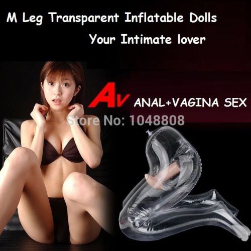 M Leg Transparent inflatable dolls your intimate lover