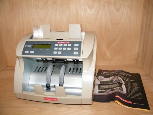 SEMACON S-1600 SERIES ~ PREMIUM BANK GRADE ~ CURRENCY COUNTER