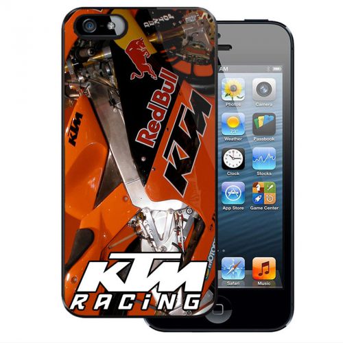 New KTM Racing Team Motocross Motorcycle Logo iPhone Case 4 4S 5 5S 5C 6 6 Plus