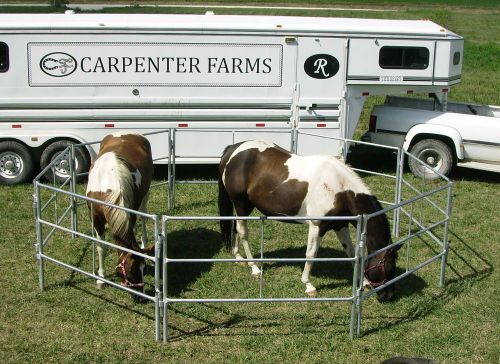 Portable Travel Corral Panels For Your Horse Trailer