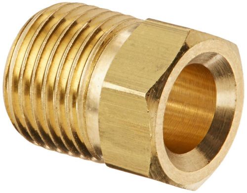 NEW Eaton Weatherhead 100X4 Brass CA360 Inverted Flare Brass Fitting, Nut, 1/4&#034;
