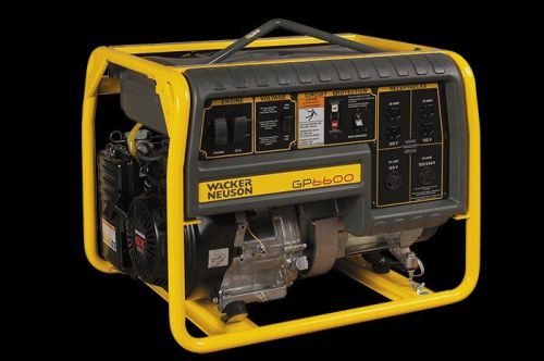 Wacker Neuson GP6600A Generator - 6600 watt portable generator