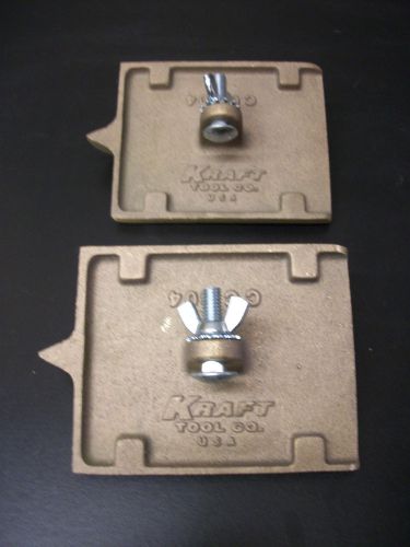 2 new 6&#034; x 4-1/2&#034; bronze walking groover 3/4&#034; x 7/8&#034; bit no handle cc304-01 new! for sale