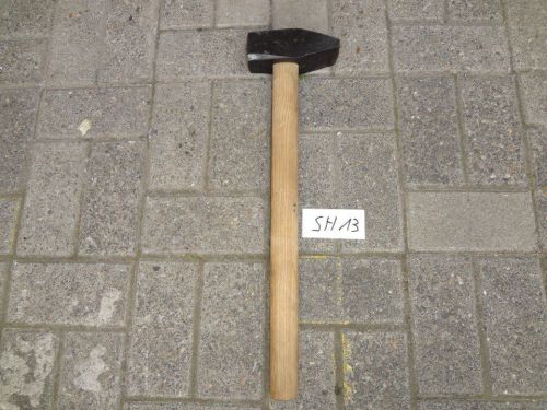 1x hammer 3kg vorschlaghammer 500-600mm lang ex bw bundeswehr (sh13) for sale