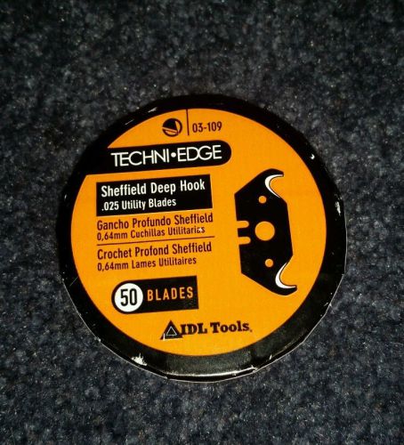 Techni-edge Deep Hook utility blades #TE 03-103 (10ct)