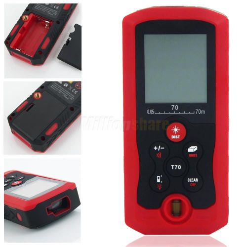 0.05m-70m precise handheld digital laser distance meter pointer range finder for sale