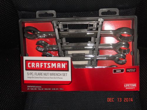 Craftsman 5 pc. Flare Nut Wrench Set Standard SAE