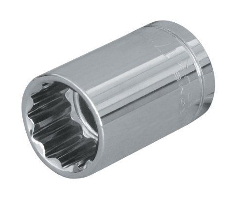 TEKTON 14230 1/2 in. Drive by 17mm Shallow Socket  Cr-V  12-Point