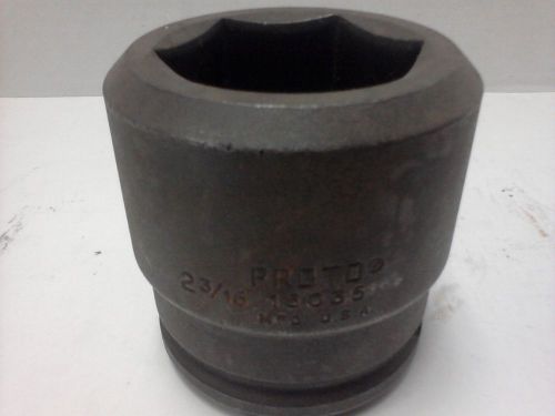 PROTO 1-1/2&#034; DRIVE IMPACT SOCKET 2-3/16&#034; - 6 POINT