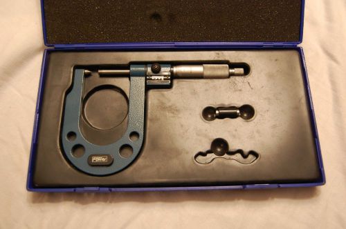 Fowler Brke Caliper Micrometer .3-1.7&#034; .0001