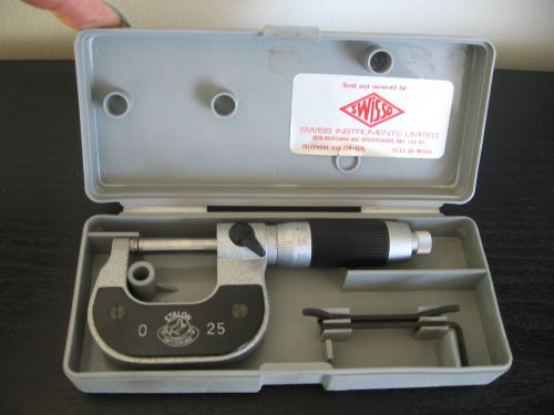 Etalon Switzerland Micrometer in Plastic Case