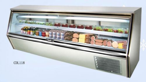 Brand new! leader cdl 118- 118&#034; single duty refrigerated deli display case for sale