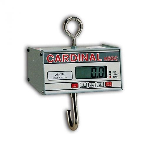 Detecto battery powered hanging scale 20 kg x .01 kg hsdc-20kg hanging scale new for sale