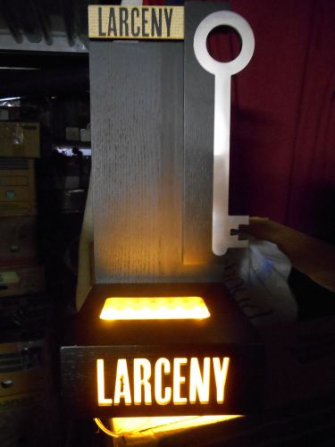 Awesome alcohol lighted bottle display larceny  l@@k!  b516 for sale