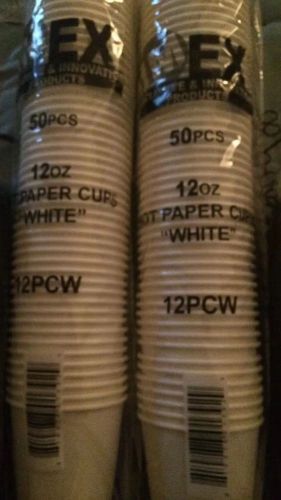 Hot Paper Cups 12Oz For Coffee/Tea/Hot Beverages - 100 Count