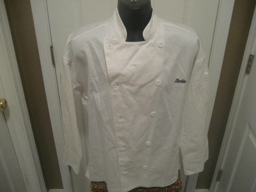Chef revival cooking jacket solid white 100% cotton for sale