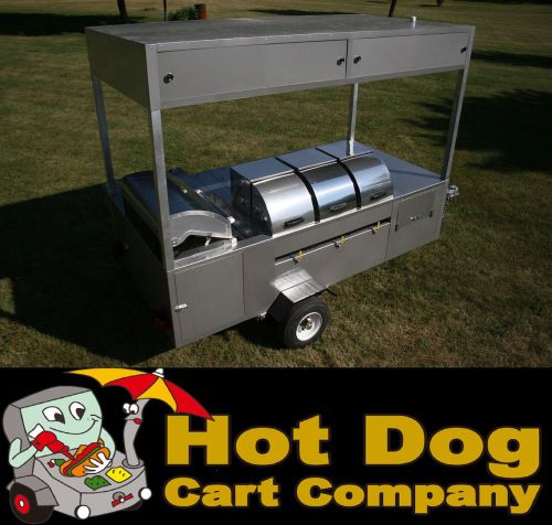 Hot dog cart vending concession stand trailer new professional model for sale