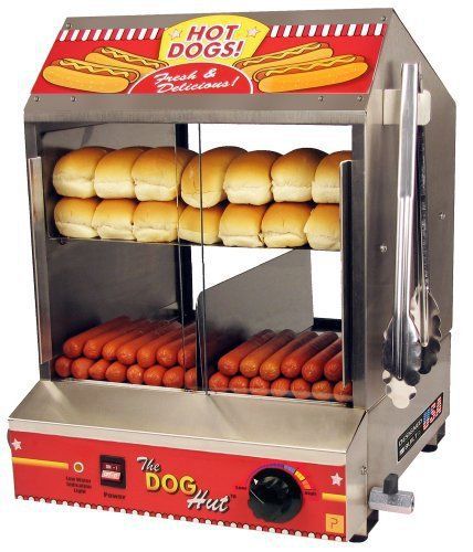New Quality Hotdog Steamer and Merchandiser,17x15x19,Free Shipping