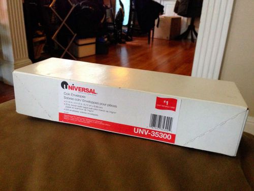 Universal Kraft Coin Envelopes Approx 300 in Box