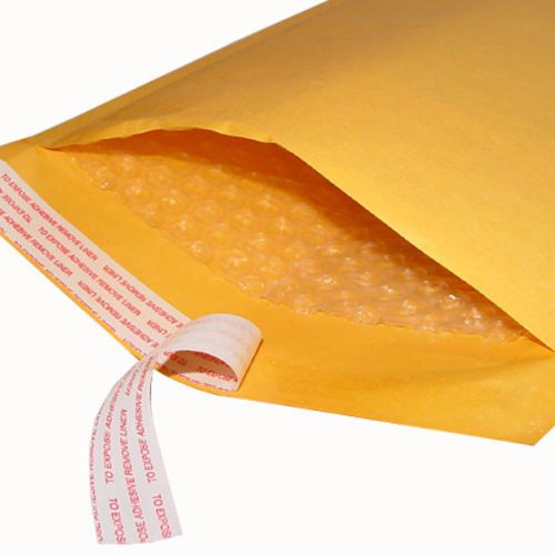 300 USA #000 Bubble Mailers 4x8 Kraft Mailing Envelopes Shipping Supplies