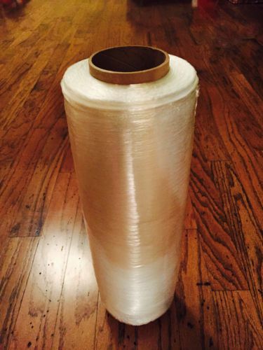 1 rolls  18&#034; x 1500&#039; clear pallet hand plastic stretch wrap  70 gauge for sale