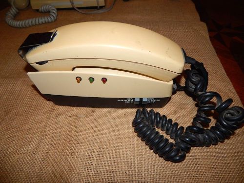Vintage 1960s GTE mobile push button car phone IMTS RARE power, horn