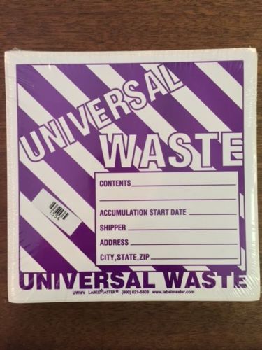 Universal Waste Label 100/pk