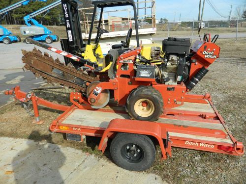 2012 ditch witch rt16 trencher &amp; trailer ** only 195 hours** for sale