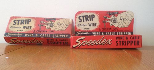 Vintage Speedex wire &amp; cable stripper with original box - good condition