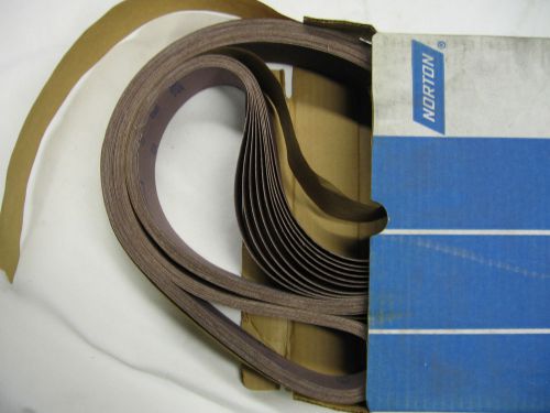 Box of 10 Norton 100X Belt - R228 Metalite - 2 x 84&#034; - 780727 - 18683