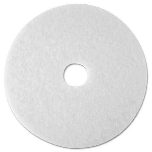 New 3m 08476 super polish floor pad 4100, 12&#034;, white, 5 pads/carton for sale