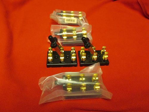 Lot of 5 DPDT Knife Switches