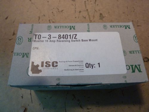 ISC Moeller T0-3-8401/Z 16 amp reversing switch base mount (7M)
