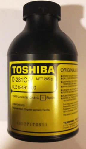 Toshiba D-281C-Y Yellow Developer 6LE19491000
