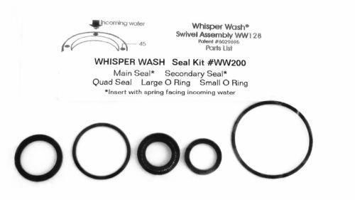 WW-200 Whisper Wash Seal Kit (Old Style) for WW-128 Swivel