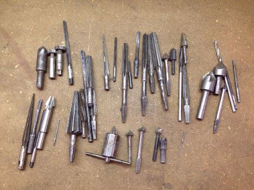 Lot of 39 - Reamers - Various Sizes - Machine Tools - Vinatge. - Used