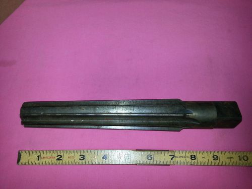 MACHINIST&#039;S QUALITY LARGE TAPERED HSS REAMER 1 TO 1-1/2&#034;