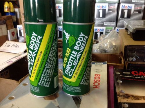 Two cans of motor purr throttle body and air-intake cleaner - 12 wt oz. (2 cans) for sale