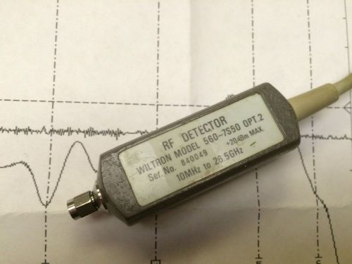 Anritsu/ Wiltron RF Detector 10 MHz- 26.5 GHz model 560-7S50 opt.#2