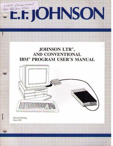 Johnson Users Manual LTR &amp; CONVENTIONAL IBM PROGRAM