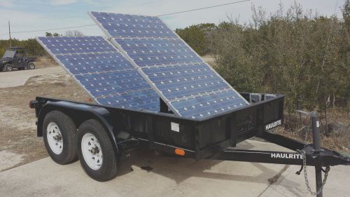 Portable Solar Generator Trailer