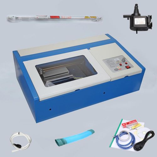 40w CO2 USB Laser Engraving Cutter Machine Engraver with Extra 40w Laser Tube